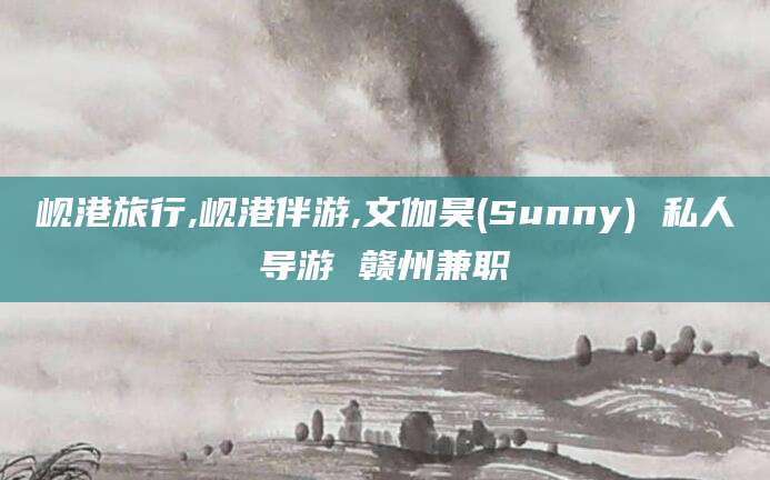 葫芦岛岘港旅行,岘港伴游,文伽昊(Sunny) 私人导游 赣州兼职